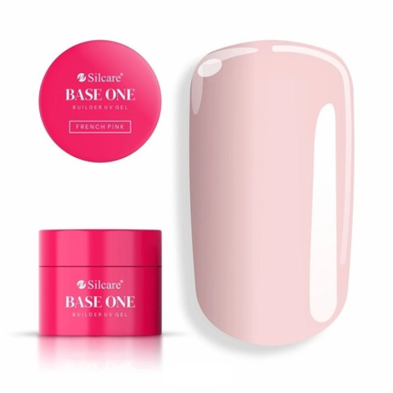 Silcare Base One Builder Gel French Pink 15g - Perfect For Nail Art