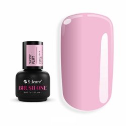 Silcare Brush One Bottle Gel Building Gel In A Bottle With Brush Sassy Flirt 15g