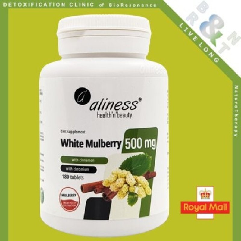White Mulberry Aliness 180 Veggie Capsules