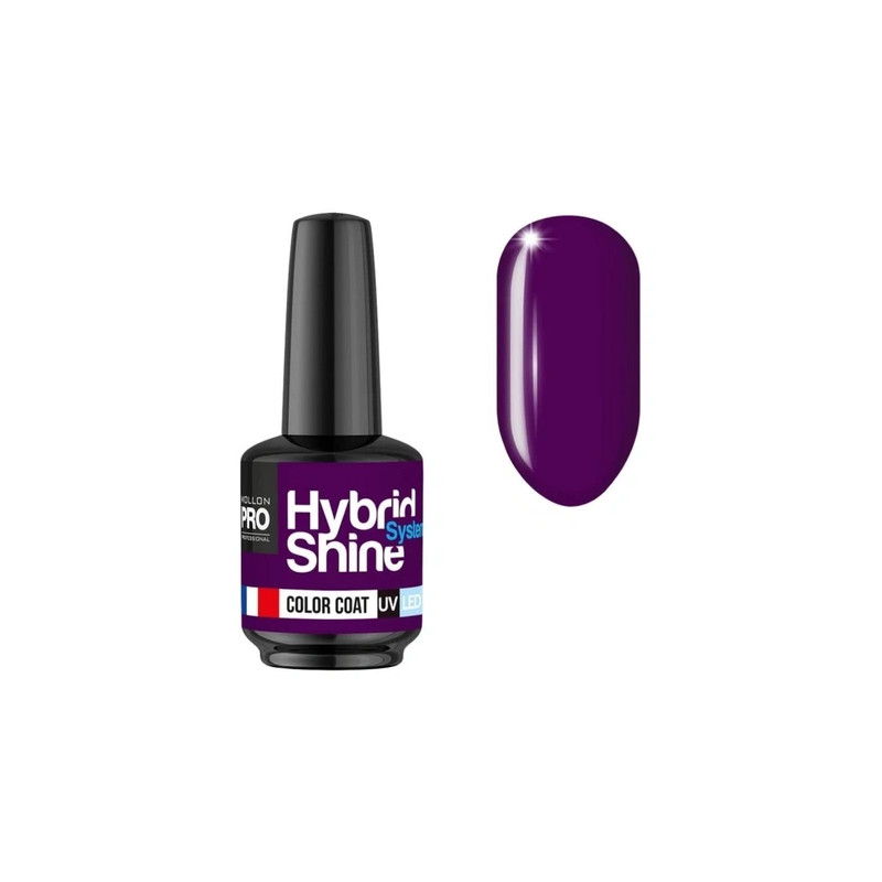 Mollon Pro Mol Hss 2/315 - Semi-Permanent Hybrid Nail Polish In Duchess Purple, 8ml