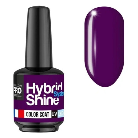 Mollon Pro Mol Hss 2/315 - Semi-Permanent Hybrid Nail Polish In Duchess Purple, 8ml