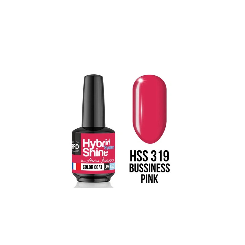 Mollon Pro Mol Hss 2/319 - Semi-Permanent Hybrid Shine Nail Polish, 8ml