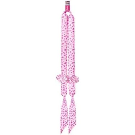 Barbie Glov Coolcurl Heatless Curling Iron Headband Satin Memory Foam Band for Long Hair One Size Pink Panther