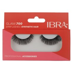 Ibra Glam 700 Black Artificial Eyelashes On Strip