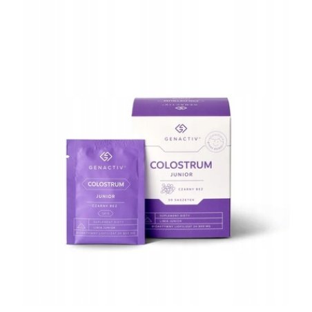 Genactiv Colostrum Junior Elderberry Supplement - 30 Sachets
