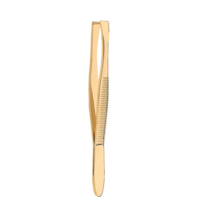 Donegal Gold Straight Tweezers 1090 - Perfect For Precise Grooming