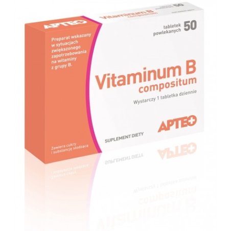 Apteo Vitamin B Compositum 50 Tablets - Long-Term Validity