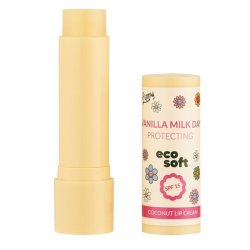 Ecosoft Lippy Day Coconut Lip Cream Vanilla Milk 48g
