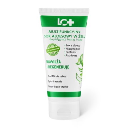 Lc Aloe Vera Gel For Face And Body - Moisturizes And Regenerates, 100ml
