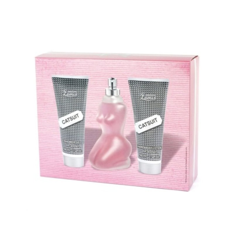 Lamis Catsuit Women Eau de Parfum Gift Set with Shower Gel and Lotion