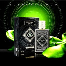 Euphoric Oud By Fragrance World 2.7oz EDP Unisex NIB Imported UAE