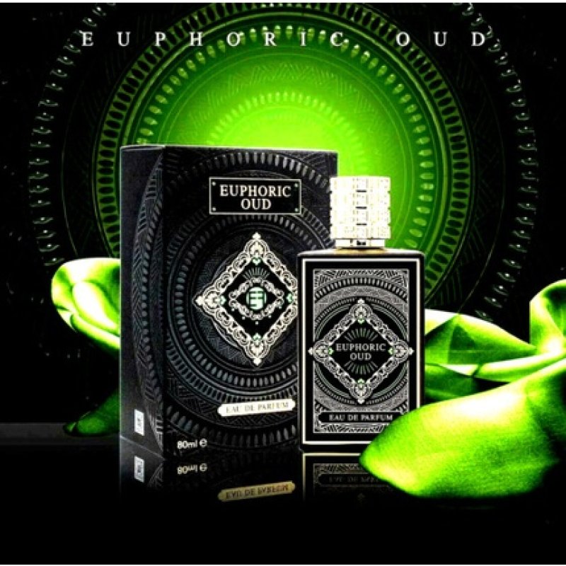 Euphoric Oud By Fragrance World 2.7oz EDP Unisex NIB Imported UAE