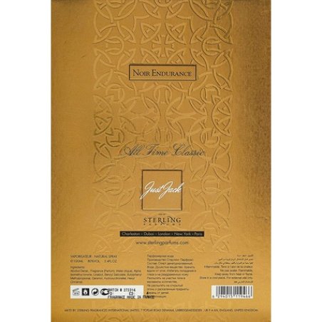 JUST JACK S Noir Endurance Eau Dn Parfum 100ml