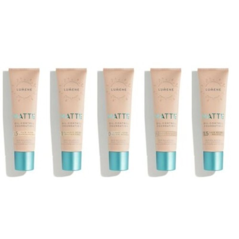 Lumene Matte Foundation Oil-Control Liquid with Full Coverage
