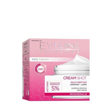 Eveline Cosmetics Regenerating Cream Shot with 5% Repair Concentrate