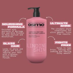 Osmo Blinding Shine Conditioner with Moringa Oil & Silk Protein Extracts 1000ml