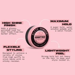 Osmo Elite Pomade Water-Based with Satin Finish Mouldable
