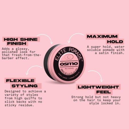 Osmo Elite Pomade Water-Based with Satin Finish Mouldable