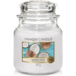 Yankee Candle Coconut Splash Medium Jar Candle - Burn Time: Up to 75 Hours
