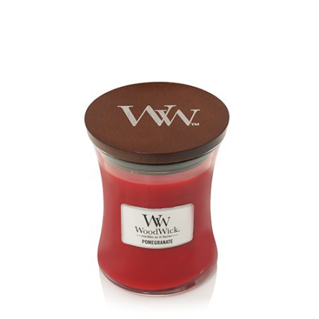 Woodwick Candle Medium Pomegranate 92194e, One Size Pomegranate