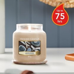 Yankee Candle Seaside Woods Medium Jar Candle - Up to Burn Time