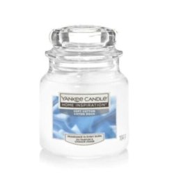 Yankee Candle Soft Cotton Home Inspiration Small Jar 3.7oz 104g - New