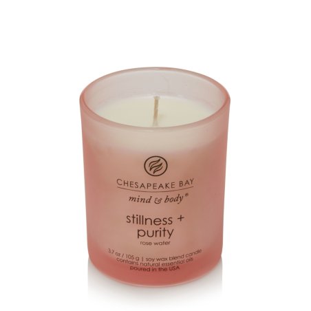 Chesapeake Bay Stillness & Purity wax candle Cylinder Rose 1 pc(s)