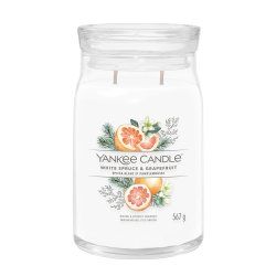Yankee Candle White Spruce & Grapefruit wax candle Cylinder 1 pc(s)
