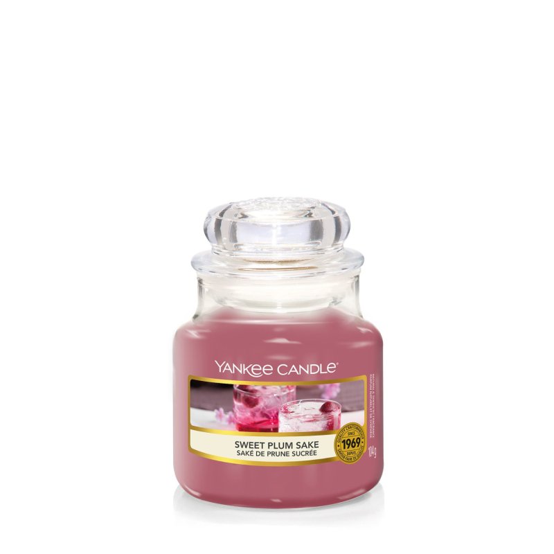 Yankee Candle Sweet Plum Sake bougie en cire Rond Saké Rose 1 pièce(s)