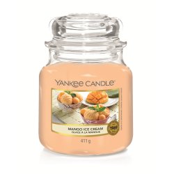 Yankee Candle Medium Candle Mango Ice Cream 411 G Scented Candle