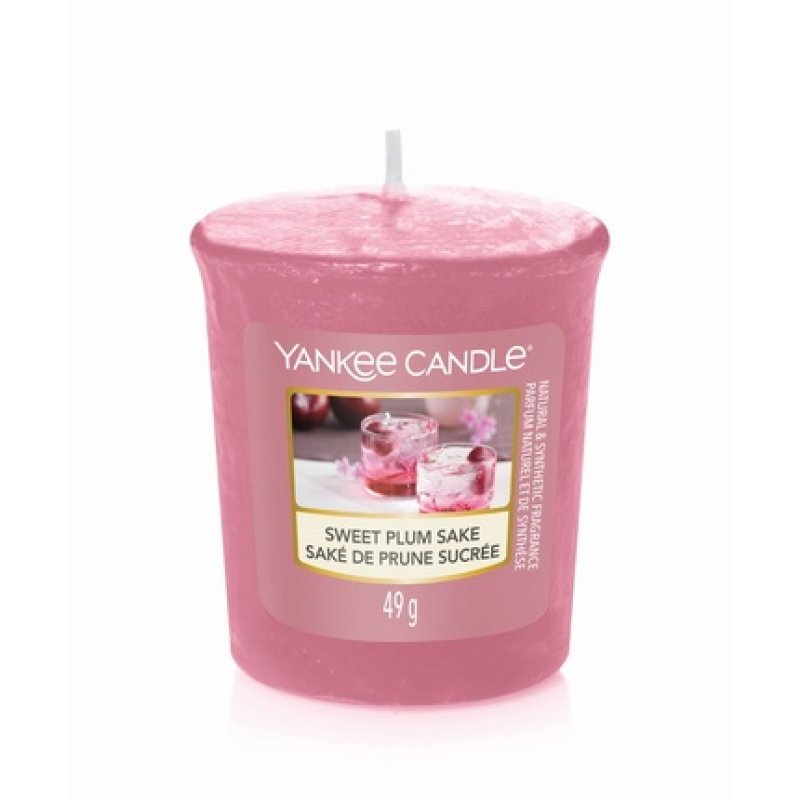 Yankee Candle Votive Candle Sweet Plum Sake 49g Scented Candle Sampler