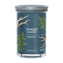 Yankee Candle Signature Scented Candle Bayside Cedar Large Tumbler with Double Wicks Soy Wax Blend Long Burning Perfect