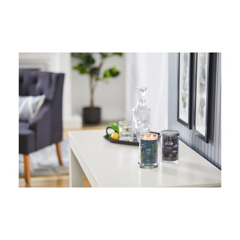 Yankee Candle Signature bougie en cire Cylindre Ambre, Pamplemousse, Mandarin Bleu 1 pièce(s)