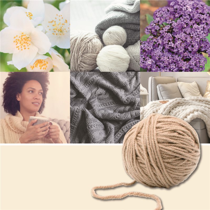 Yankee Candle Soft Wool & Amber wax candle Other Heliotrope, Orange, Tangerine Beige, Transparent 1 pc(s)