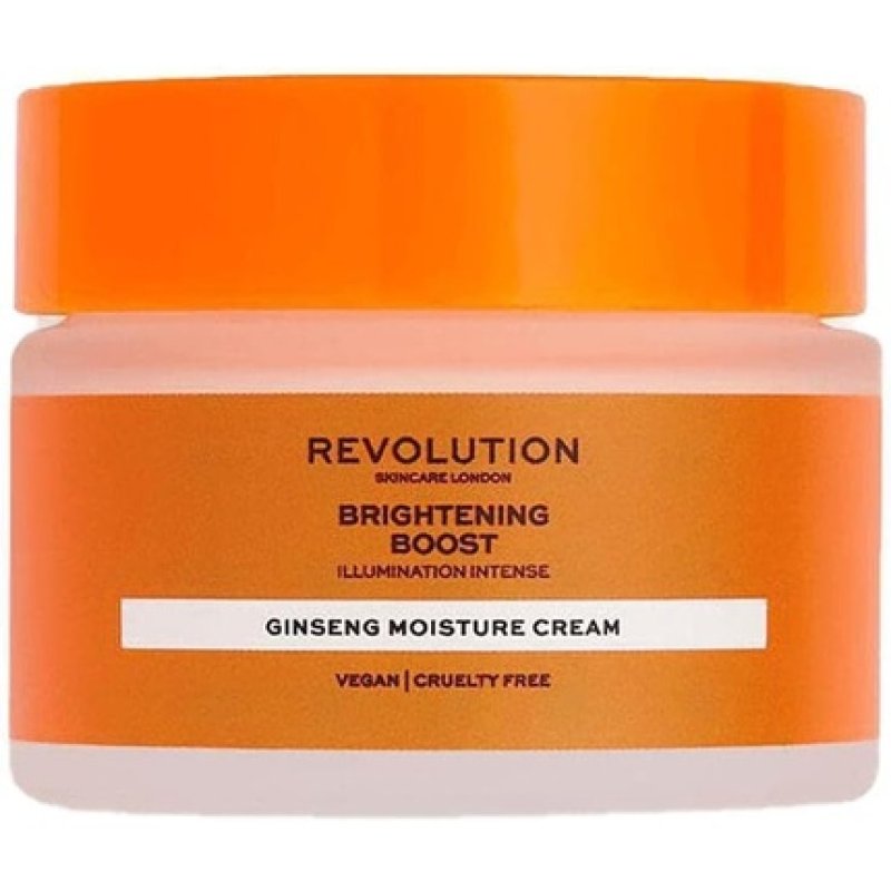 Revolution Skincare Brightening Boost Ginseng Moisture Cream 50ml - Vegan