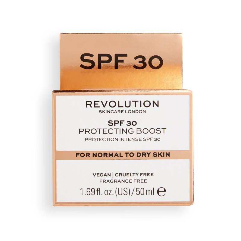Revolution Beauty Protecting Boost For Normal To Dry Skin SPF 30 50 ml