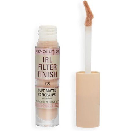 Makeup Revolution IRL Filter Finish Concealer Medium to Full Coverage C3 6g
