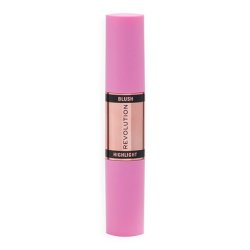 Makeup Revolution Blush & Highlight Stick Blushing Pink Face Blush and Highlighter 4.3g