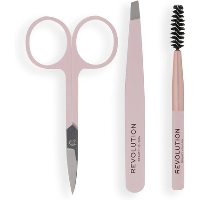 Revolution Beauty London Brow Shaping Set Eyebrow Grooming Kit