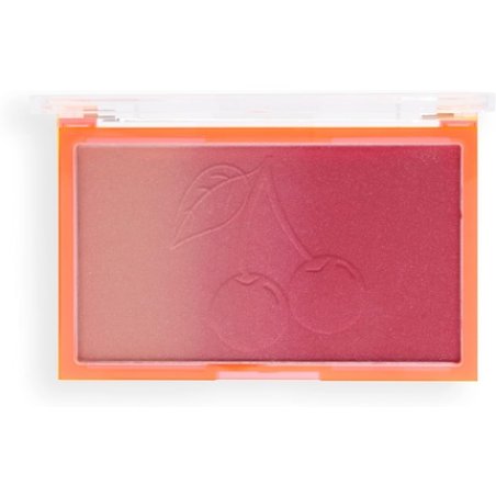I Heart Revolution Makeup Blush Pressed Powder Blusher Highly Pigmented Vegan and Cruelty-Free Cherry Ombre 15g