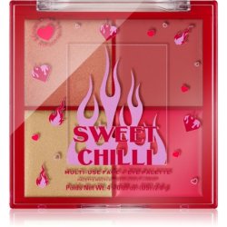 I Heart Revolution Sweet Chilli Blush & Highlight Quad palette 4x0.9 g