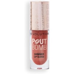 Revolution Pout Bomb Shimmer Gloss High-Shine Lip Gloss for Glossy Finish