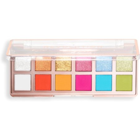 Revolution The Vibrant Icon Brights Palette 12 Pigmented Cream Matte