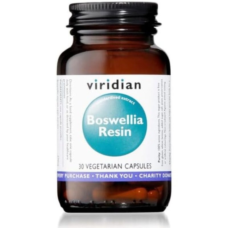 Viridian Boswellia Resin 30 Veg Caps