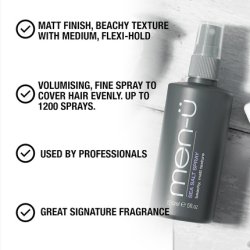 Men-U Sea Salt Spray 150ml Men's Hair Spray Volumizing Flexible Hold