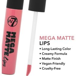 W7 Liquid Lipstick Mega Matte Lips Sinful High Colour Intensity with Great Pigmentation Long Lasting