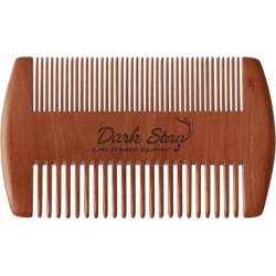 Dark Stag Beard Comb Pocket Size Double Sided Comb for Beard Grooming