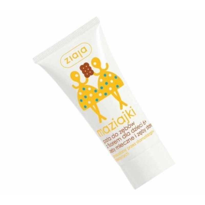 Ziaja Maziajki Children's Toothpaste with Fluoride for Ages 6 