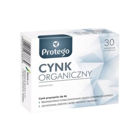 Protego Organic Zinc Supplement 30 Tablets