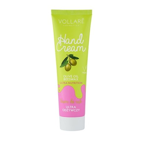 Vollare Hand Cream Ultra Nourishing Cream For Hands With Olive Oil & Beeswax, 100ml